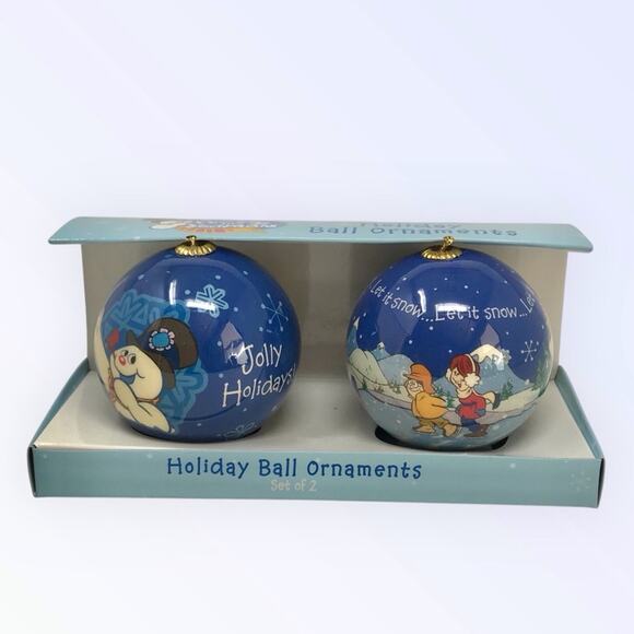 Hallmark Frosty the Snowman Christmas Ornaments NWT 2 in Set - Picture 3 of 6